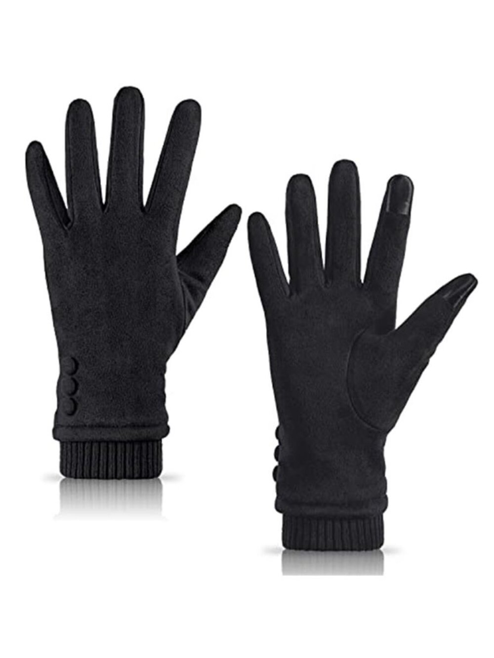 Womens Winter Gloves Touch Screen Texting Phone Fleece Lined Windproof Warm